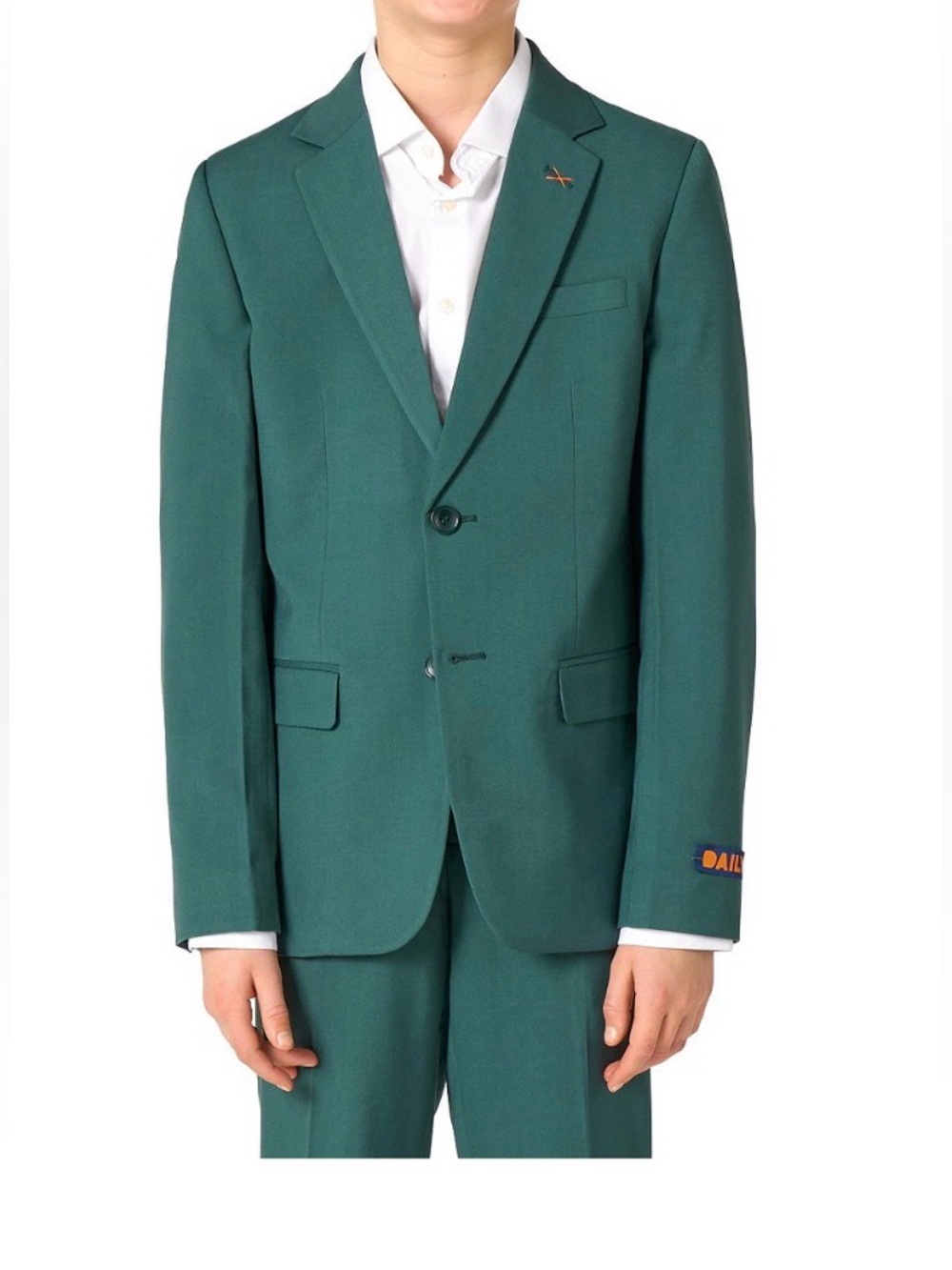 NEW Green Boys Two-Button 2-Piece Suit Size 12